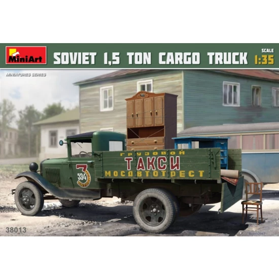 1/35 Soviet 1.5 Ton Cargo Truck w/Furniture Set