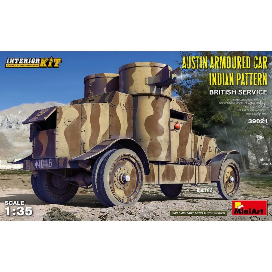 1/35 Austin Armoured Car Indian Pattern in British Service [Interior Kit]