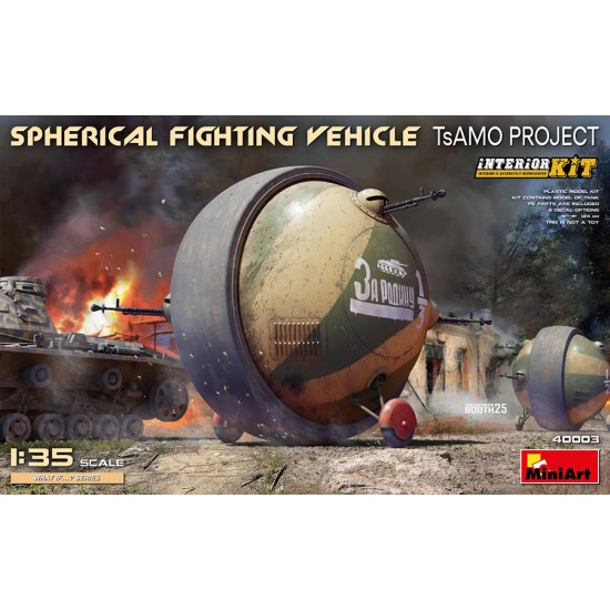 1/35 Spherical Fighting Vehicle TsAMO Project with Full Interior Detail