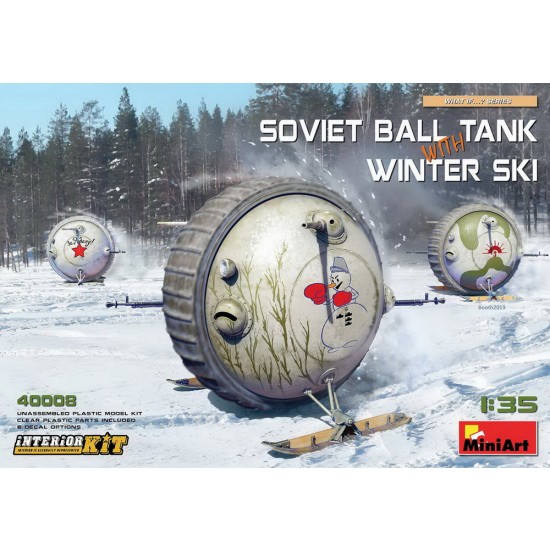 1/35 "What If" Soviet Ball Tank w/Winter Ski [Interior Kit]