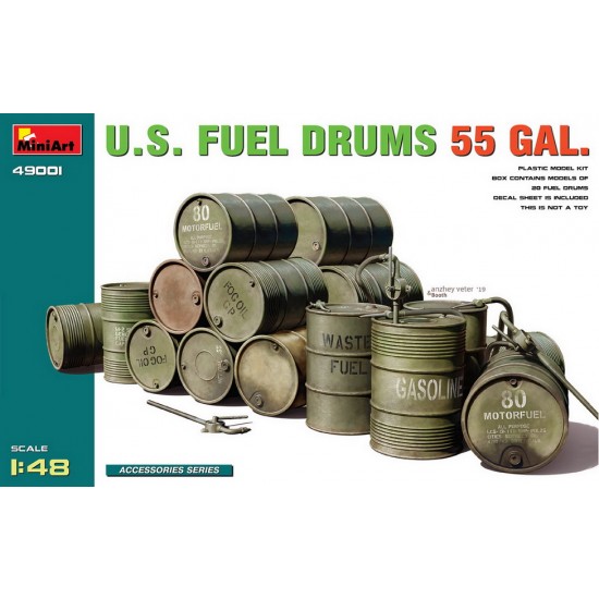 1/48 US Fuel Drums 55 Gal