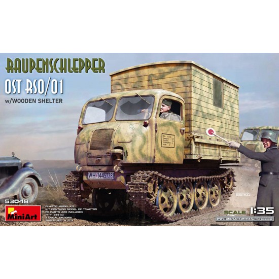1/35 Raupenschlepper OST RSO/01 with Wooden Shelter