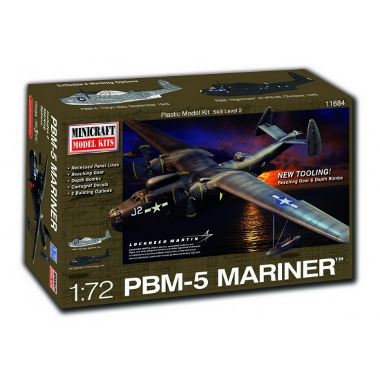 1/72 WWII USN Martin PBM-5 Mariner "Nightmare" Seaplane