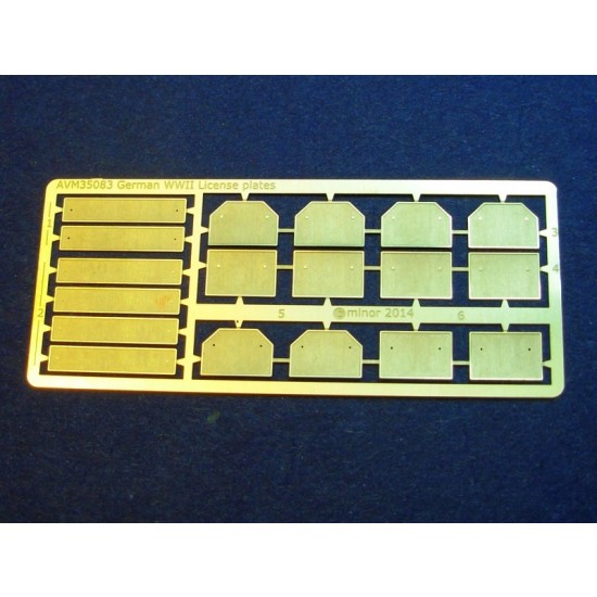 1/35 WWII German License Plates