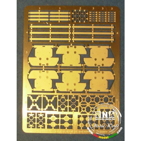 1/35 US Jerrycan Photo-etched Detail Set and Holders