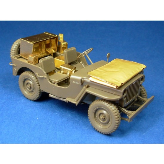 1/35 WWII US 1/4 ton 4x4 Truck SCR-508 Radio set