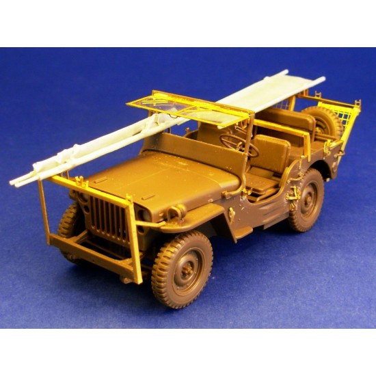 1/35 WWII Australian Ambulance Jeep Conversion Set for Tamiya kit (61 parts, Resin+PE)