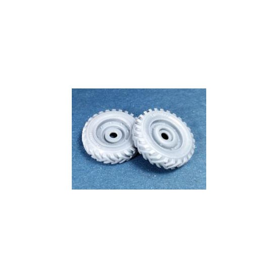 1/24 Jeep Wheels 6.00x16 Ground Grip for Italeri kits (2pcs)
