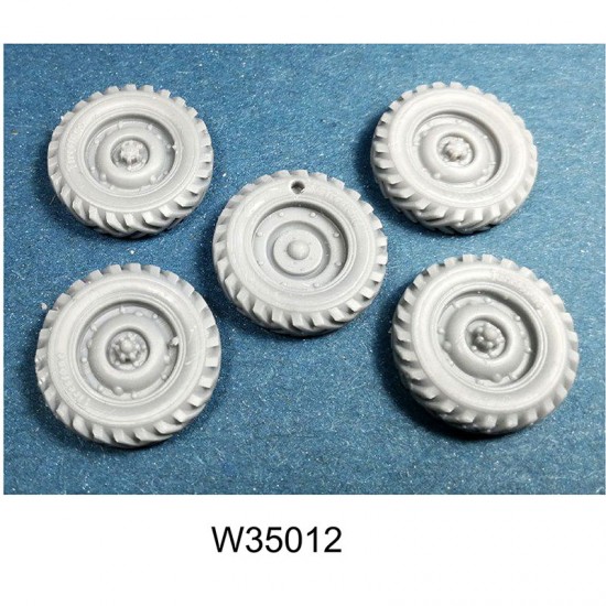1/35 Jeep Wheels 6.00x16 Ground Grip for Tamiya kits