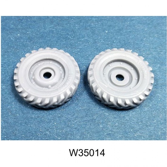 1/35 Jeep Spare Wheels 6.00x16 Ground Grip (2pcs)