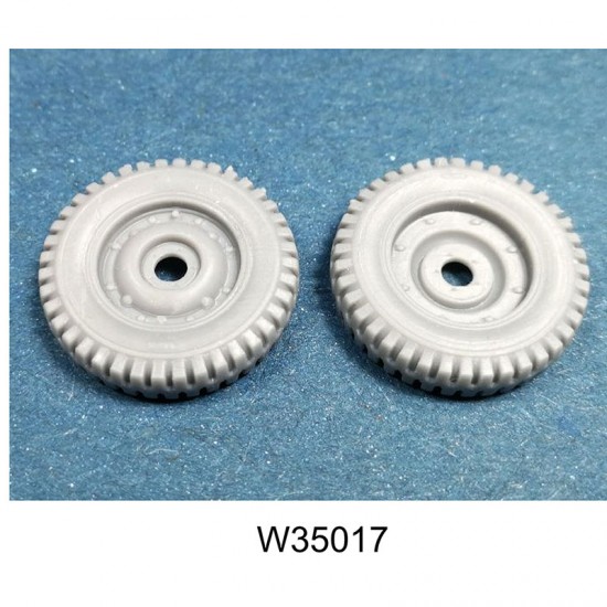 1/35 Jeep Spare Wheels 6.00x16 Military Pattern (2pcs)