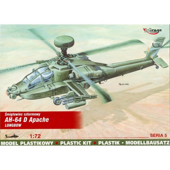 1/72 Ah-64D Apache Longbowe Multi-Mission Combat Helicopter