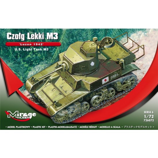 1/72 US Light Tank M3 'Luzon 1942'
