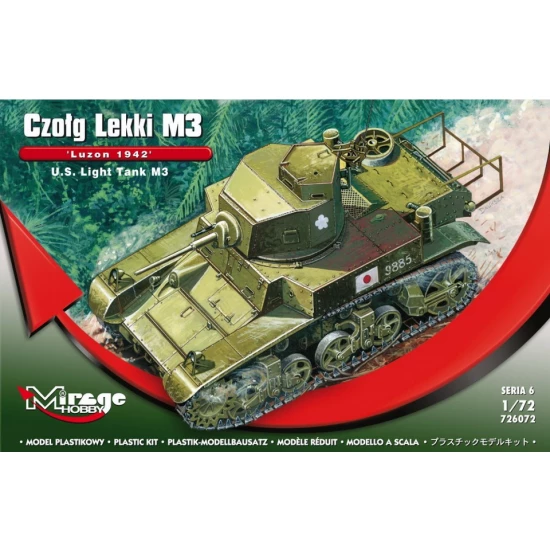 1/72 US Light Tank M3 'Luzon 1942'