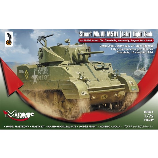 1/72 M5A1 Late 'Stuart Mk.VI' 1st Polish Armd. Div. Chambois