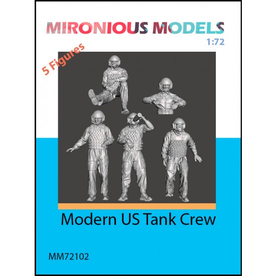 1/72 Modern US Tank Crew (5 figures)