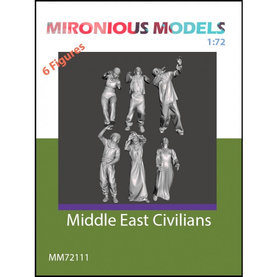 1/72 Middle East Civilians (6 figures)