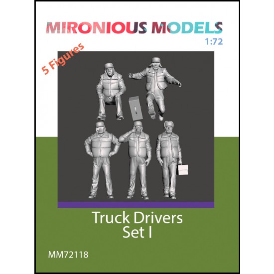 1/72 Truck Drivers Set I (5 figures)