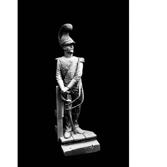120mm French Line Lancer 1807 - 1815 (1 figure w/diorama)