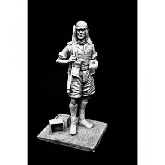 120mm WWII LRDG/SAS (1 figure w/diorama)