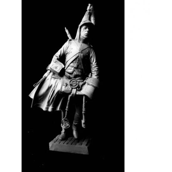 120mm French Dragoon 1815 (1 figure w/diorama)