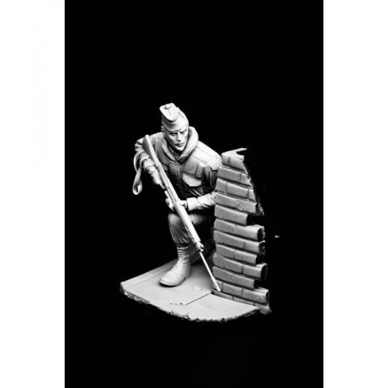 120mm British Infantryman Northern Ireland 1980 (1 figure w/diorama)