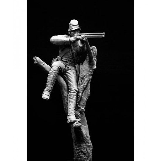 120mm Berdan Sharpshooter, American Civil War (1 figure w/diorama)