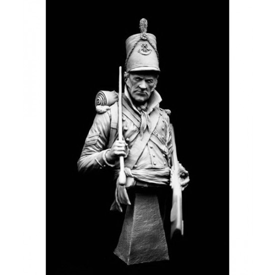 200mm Bust Sergeant 95th Rifles, Waterloo