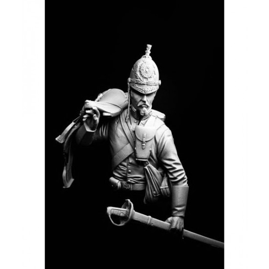 200mm Bust Sergeant 5th Dragoons, Crimean War