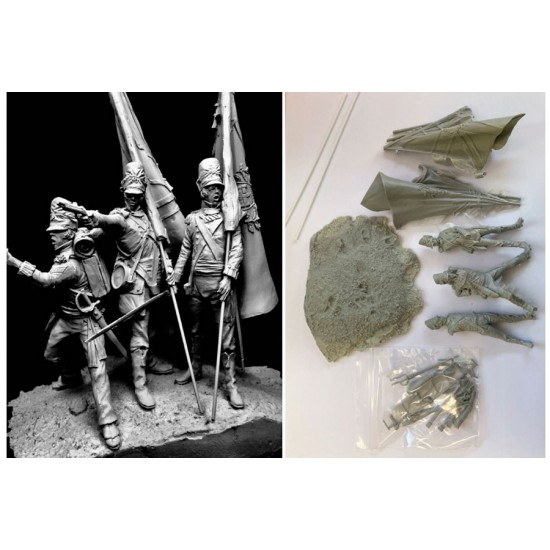 75mm Scale Colour Party, Waterloo