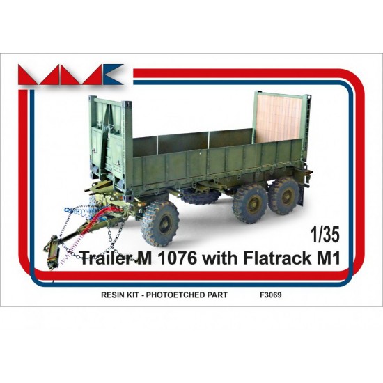 1/35 M1076 Trailer with Flatrack M1 (resin)