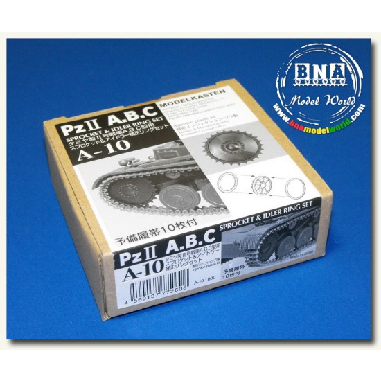 1/35 Panzer II Ausf.A,B,C Sprocket & Idler Set