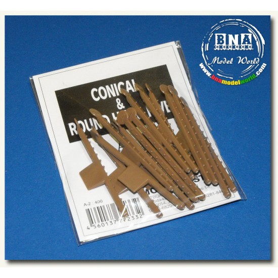 1/35 Conical & Round Head Rivet Set (15 Sprues)