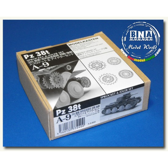 1/35 Panzer 38t Sprocket & Idler Set