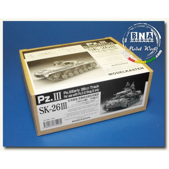 1/35 Panzer III Early 36cm Track (for Panzer III & Stug.III only)