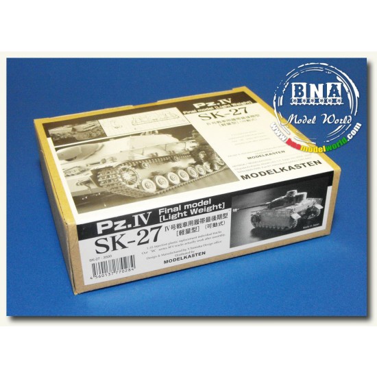 Workable Track Set for 1/35 Panzer IV Final Model [Light Weight]