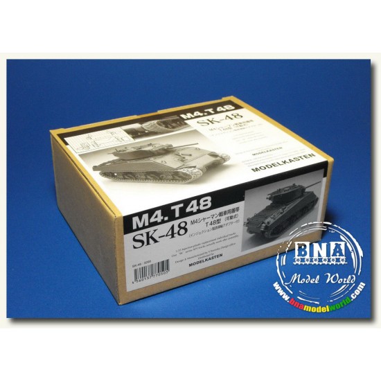 Workable Track Set for 1/35 M4 Sherman T48 with Duckbill