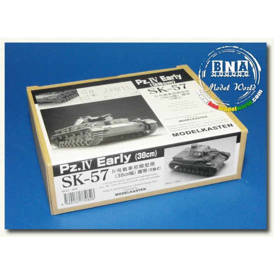 Workable Track Set for 1/35 Panzer IV Early 38cm