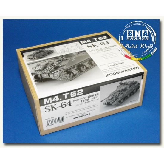 Workable Track Set for 1/35 M4 Sherman T-62