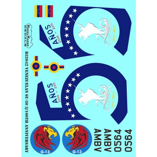 1/32 Venezuelan Su-30 -5/200th Anniversary (decal)