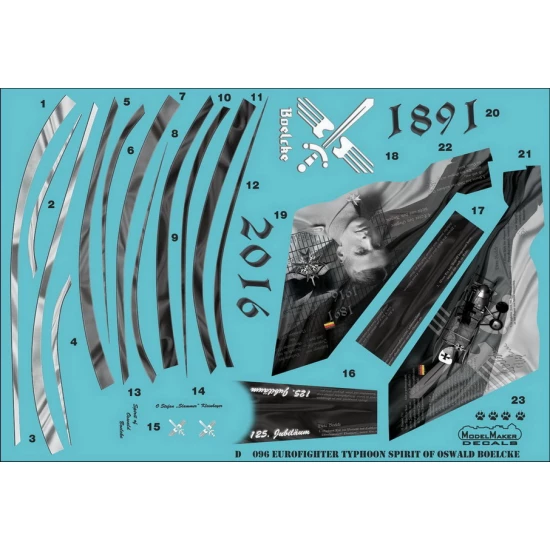 1/48 German Eurofigher Typhoon TLG 31 Spirit of Oswald Boelcke (decal)