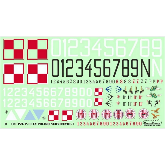 1/48 PZL P .11 IN POLISH SERVICE PART I (decal)