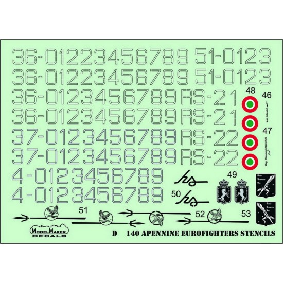 1/48 Apennine Eurofighters Generic set (decal)