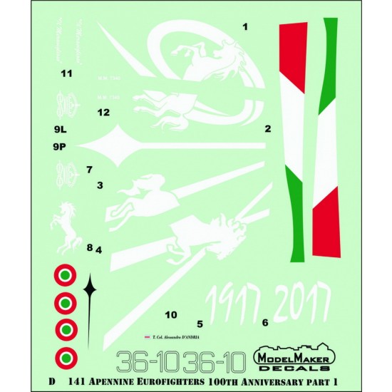 1/48 Apennine Eurofighters Part I (decal)