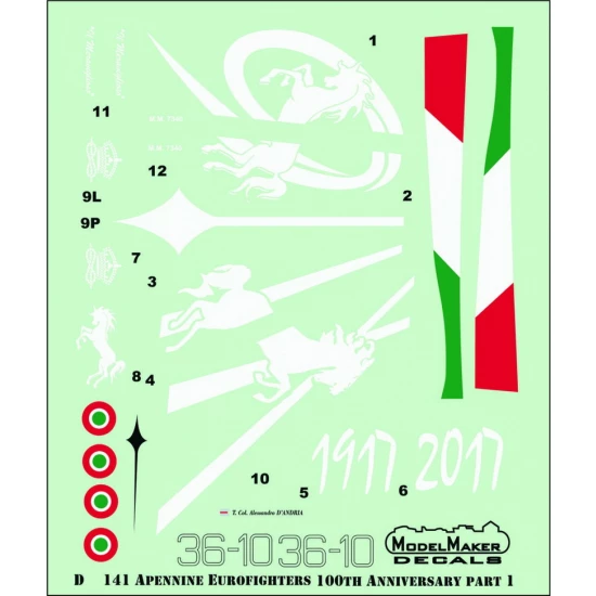 1/48 Apennine Eurofighters Part I (decal)