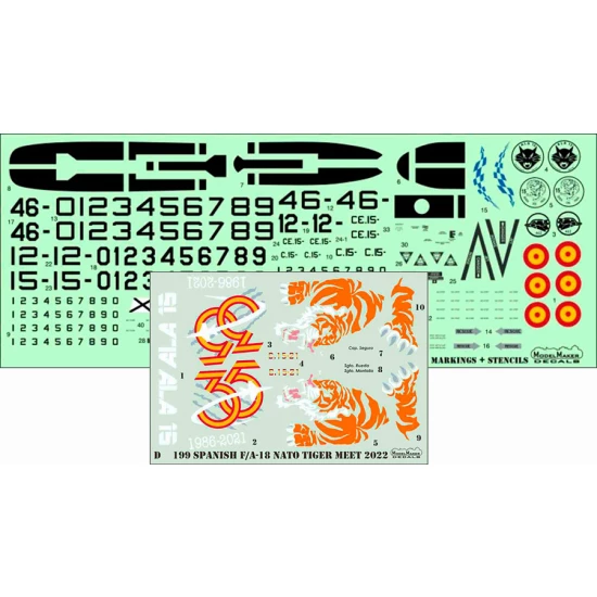 1/48 Spanish F/A-18 NATO Tiger Meet 2022 (decal)