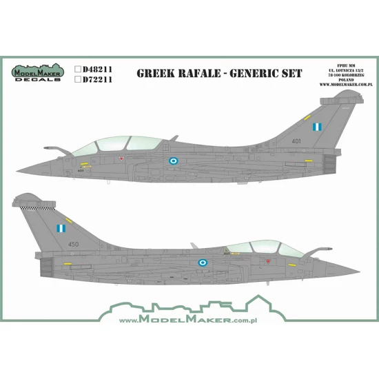 1/48 Greek Rafale -Generic set (decal)