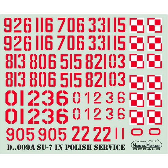 1/72 Su7 in Polish service (decal)