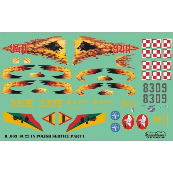 1/72 Su-22 in Polsh service part I (decal)