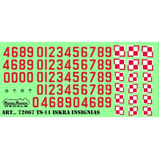 1/72 TS-11 Iskra Insignals (decal)